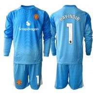 Stroje piłkarskie Manchester United Altay Bayindir #1 Bramkarskie Koszulka Podstawowej dla dzieci 2025-26 Długi Rękaw (+ szorty)